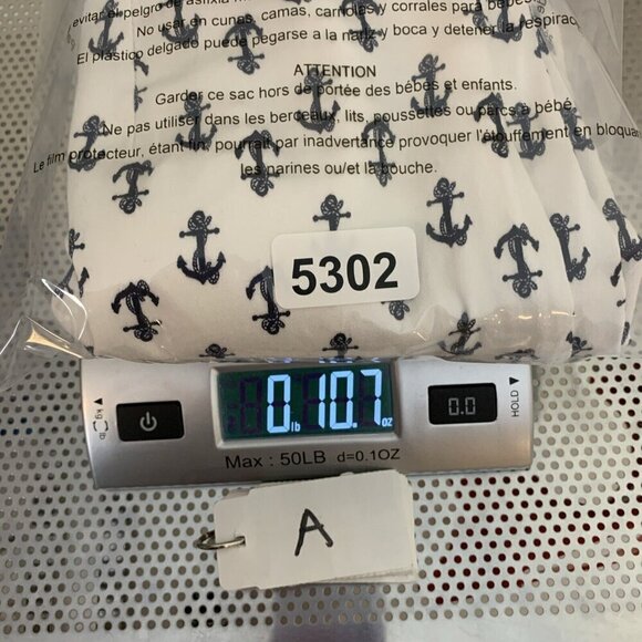 Charter Club Anchor Print Pants Off White Navy Nautical Classic Fit Womens 10 - Picture 14 of 14